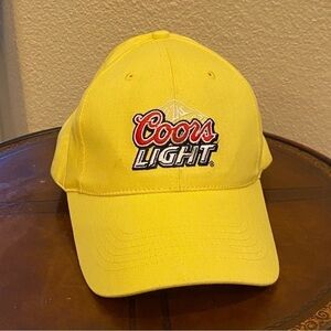 ACME Coors Light Beer Yellow Cap Hat-One Size-Unisex